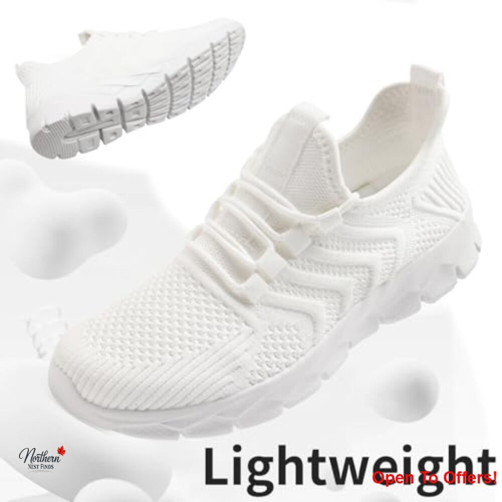Slip On Running Shoes Women Lightweight Breathable Mesh Athletic Sneakers - Picture 3 of 7
